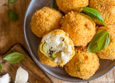 Arancinis, boulettes de riz italiennes