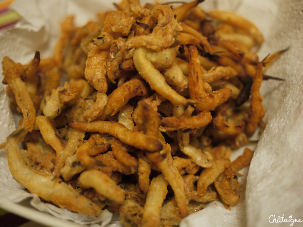 friture d'éperlans