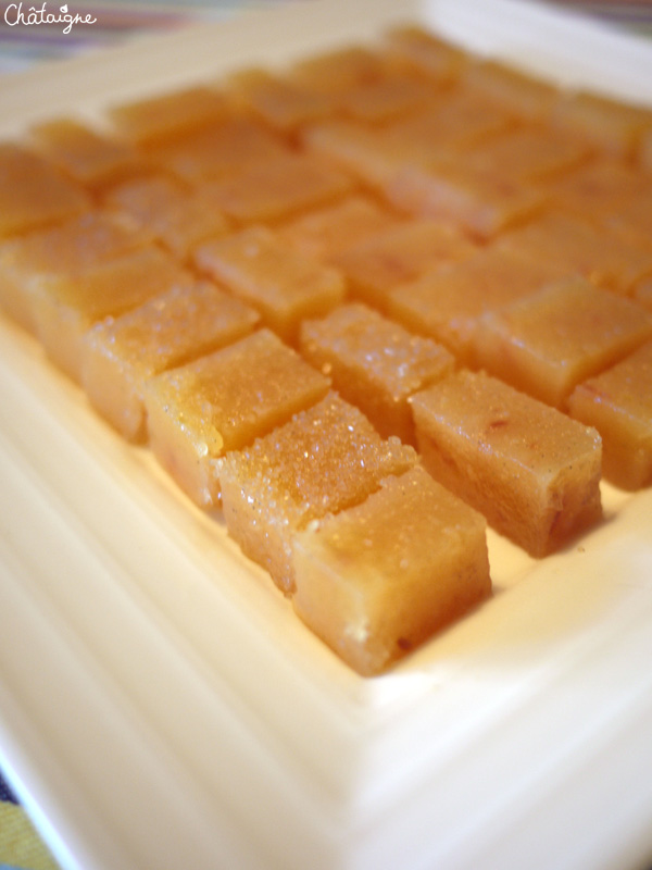 Pâte de coings maison