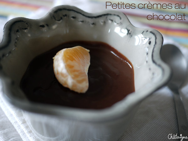 crèmes au chocolat