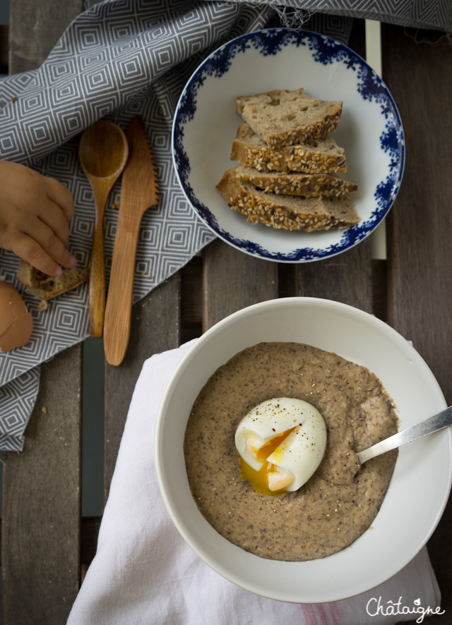 Soupe de lentilles vertes