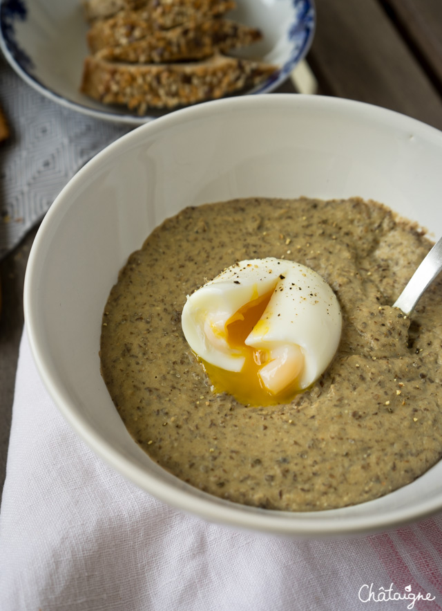 Soupe de lentilles vertes