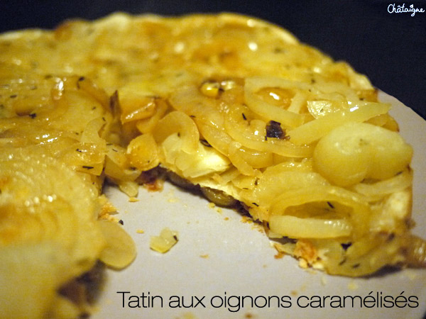 Tatin aux oignons caramélisés