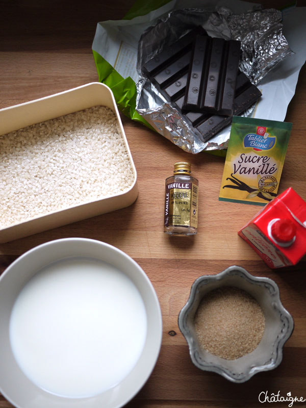 riz au lait au chocolat