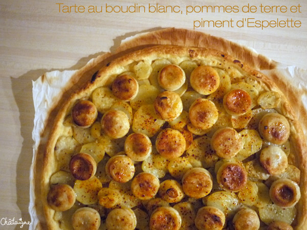 tarte au boudin blanc