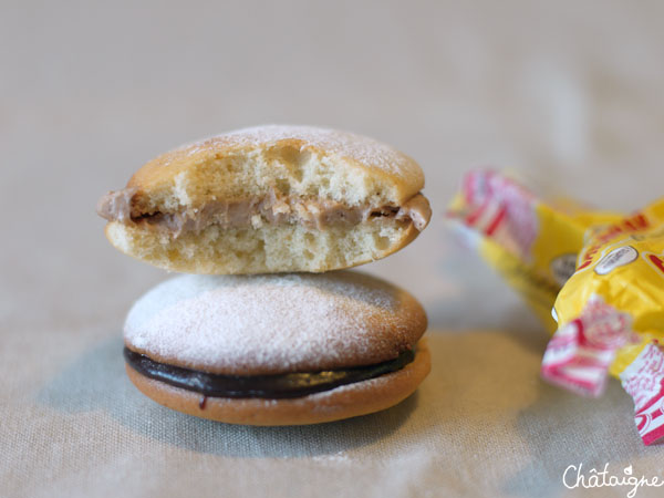 Whoopies Pie aux carambars et Nutella