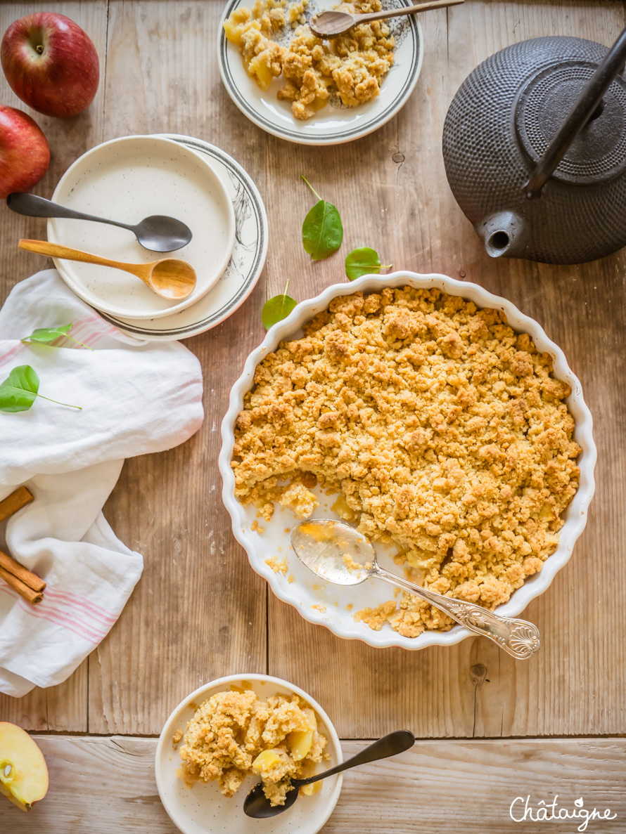 Crumble aux pommes