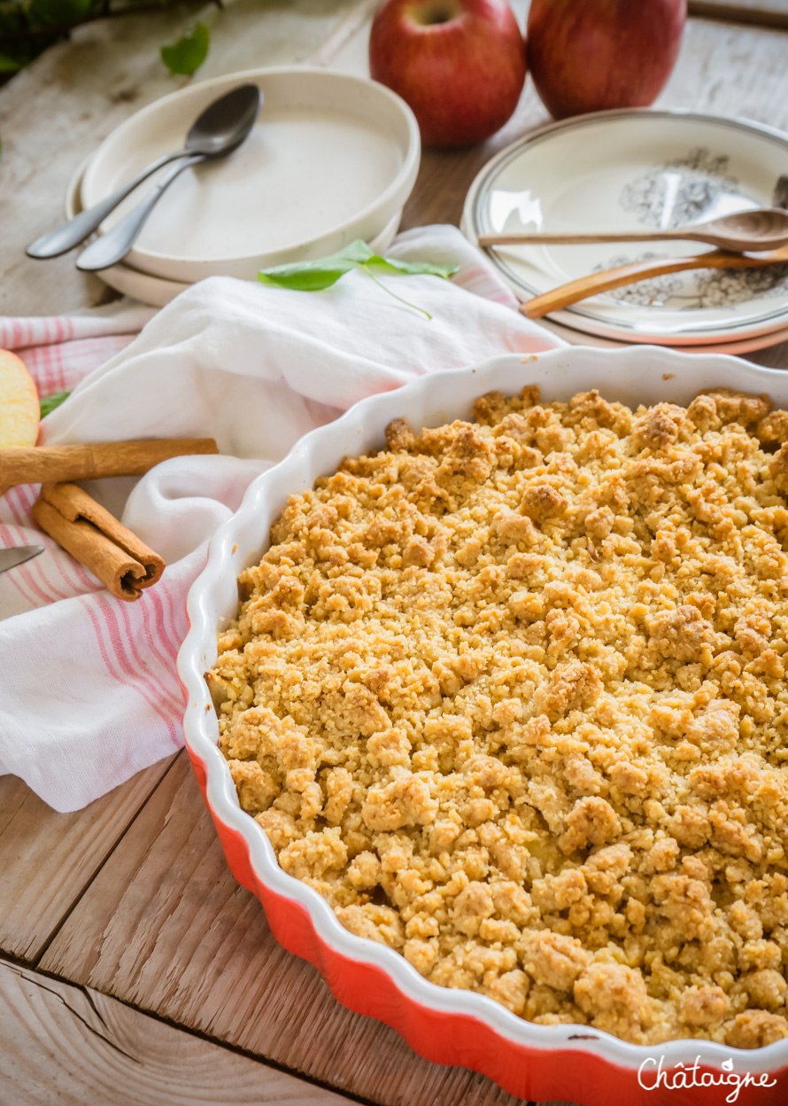 Crumble aux pommes