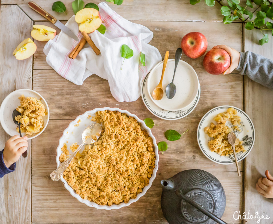 Crumble aux pommes