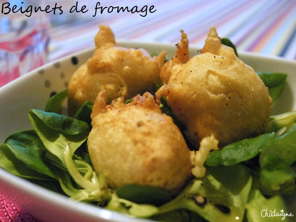 Beignets de fromage de chèvre frais