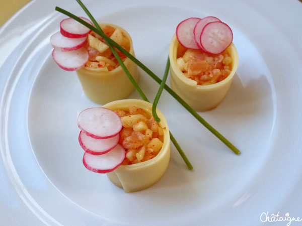 Makis de Comté pomme-saumon