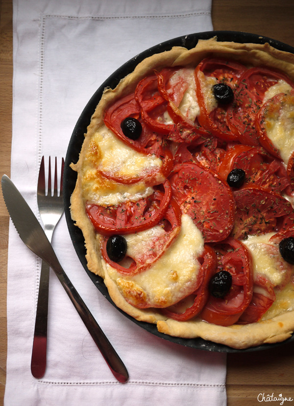 tarte tomates-mozzarella