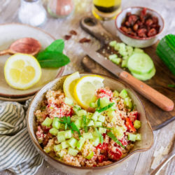 Taboulé maison à la semoule et à la menthe [ça sent bon l'été]