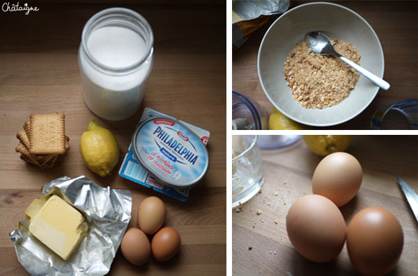  Mais voilà, à force de voir fleurir des recettes de-ci-de-là sur la blogosphère culinaire, l'envie s'est insinuée dans ma caboche (influençable, moi ?!). Après un compilage de plusieurs recettes (mettre une plaquette de beurre dans la croûte ??! No way !), me voilà partie dans la réalisation de ce gâteau à base de fromage frais sous l’œil très suspicieux de M. Rabat-Joie : "du fromage en gâteau ??!! Yeark !"  J'en ai profité pour tester le tout nouveau tout bô Philadelphia, fromage à tartiner arrivé il y a peu de temps sur nos étals (très bon d'ailleurs en tartine), et comme je n'avais pas de fruits rouges pour le coulis, je me suis tournée vers un coulis de nectarines jaunes ...