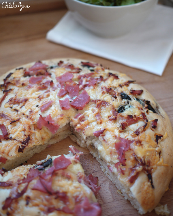 Focaccia au bacon