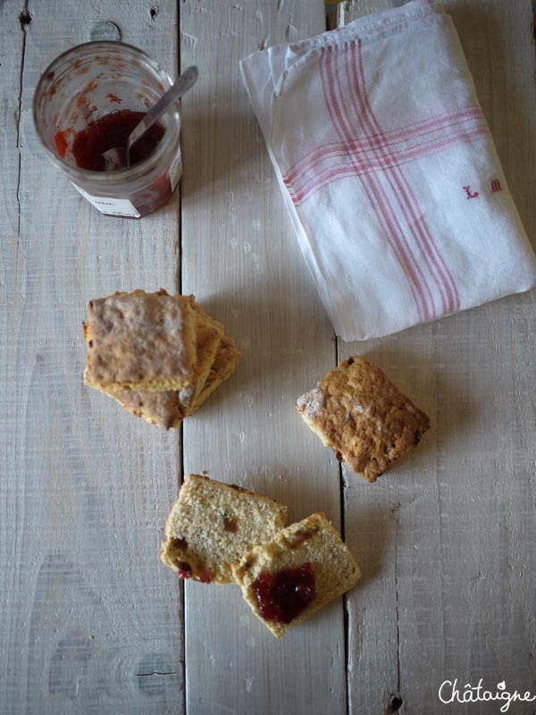 Scones aux figues et aux cranberries