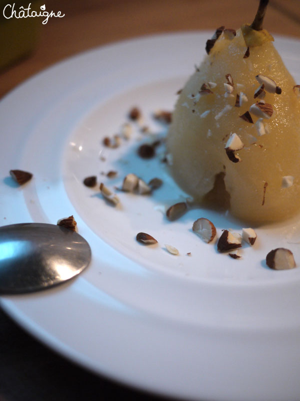 Poires aux amandes