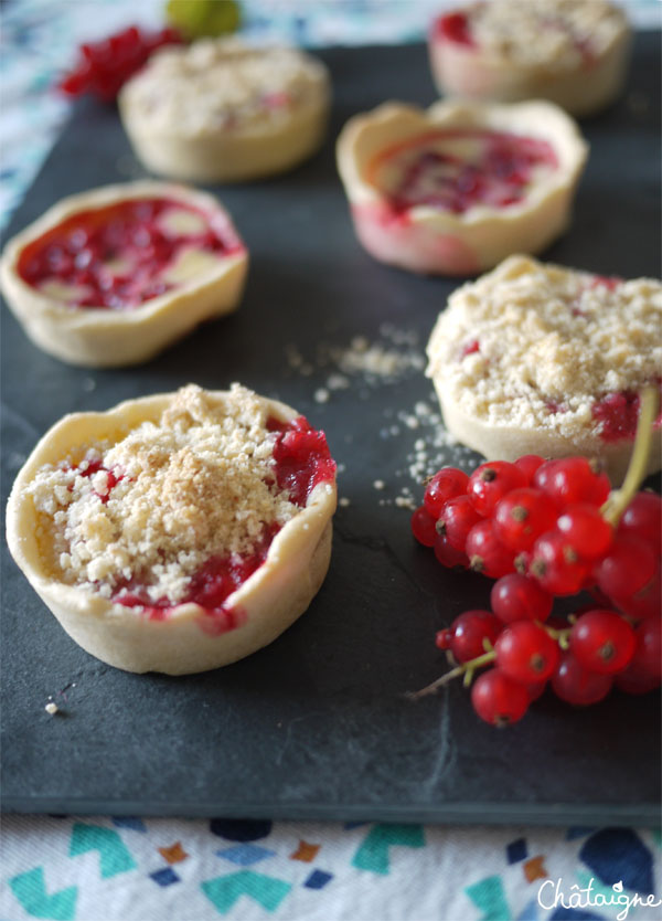 Tartelettes ricotta-groseilles