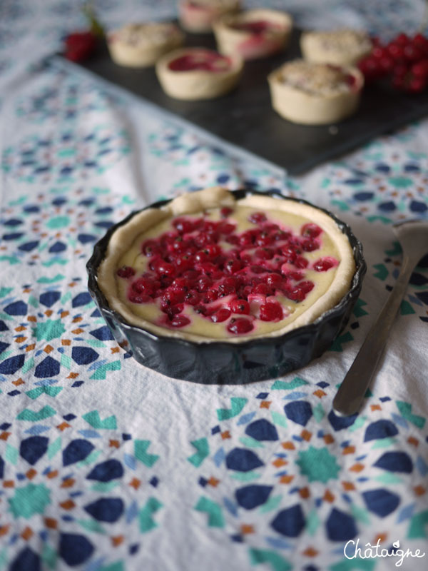 Tartelettes ricotta-groseilles