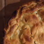 Tourte aux topinambours, navets et poulet