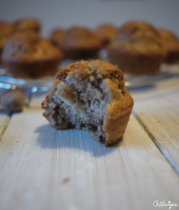 Muffins à la pâte à tartiner ♥