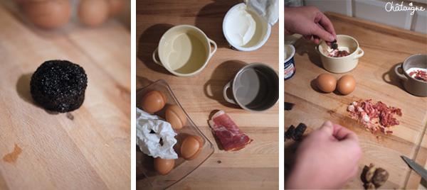 Le cas de la truffe : oeufs cocotte à la truffe !