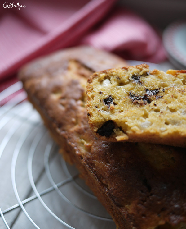 Cake poires-chocolat