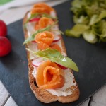 Tartines au saumon fumé