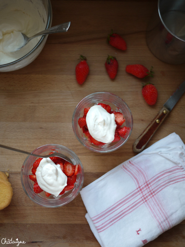 Trifle aux fraises