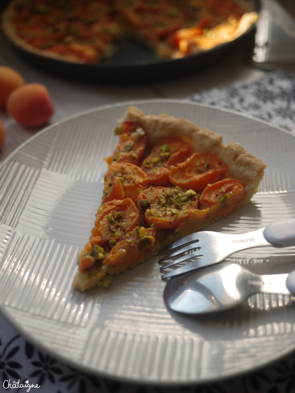 Tarte abricots-pistaches