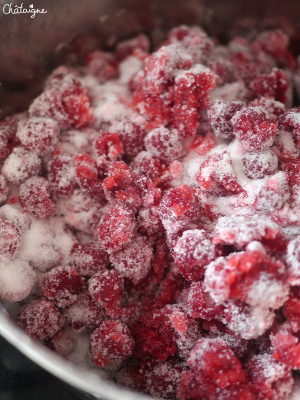 Confiture de framboises