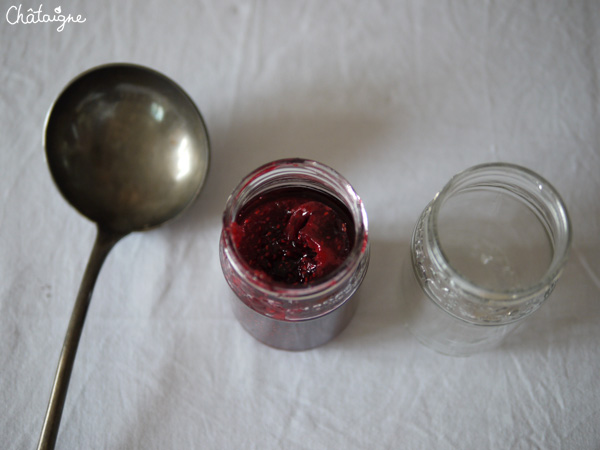 Confiture de framboises