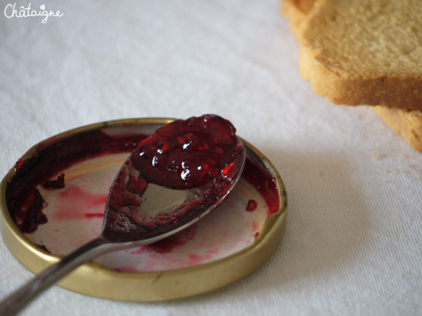 Confiture de framboises