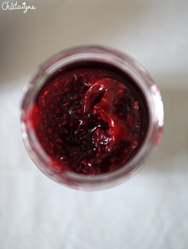 Confiture de framboises