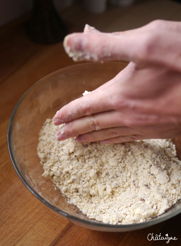 légumes racines en crumble