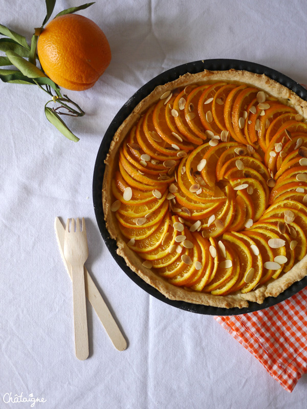 tarte à l'orange