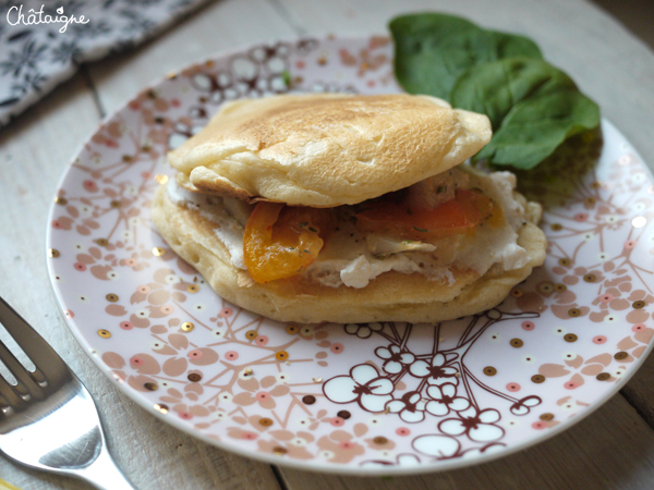 Blinis aux harengs fumés