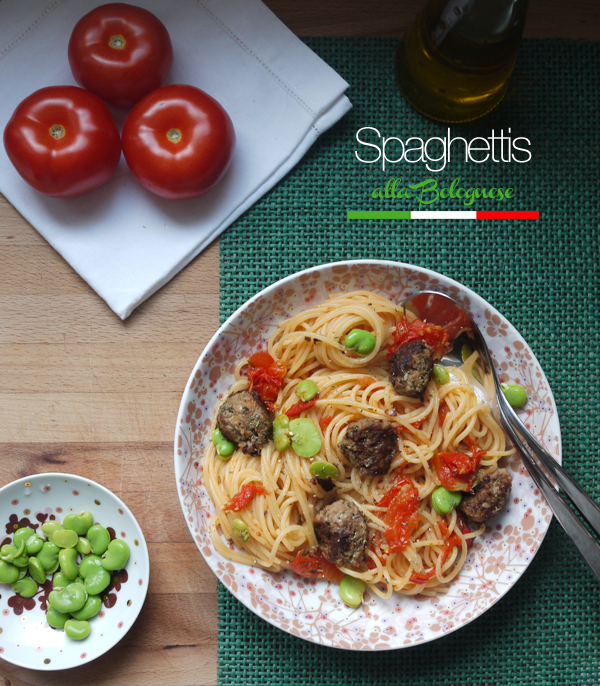 spaghettis alla bolognese