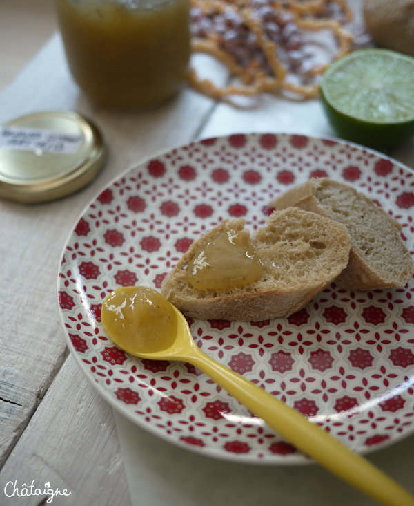 confiture bananes-citron vert