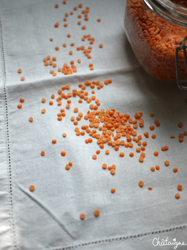 curry de lentilles corail au saumon