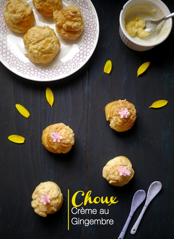 Choux à la Crème au Gingembre