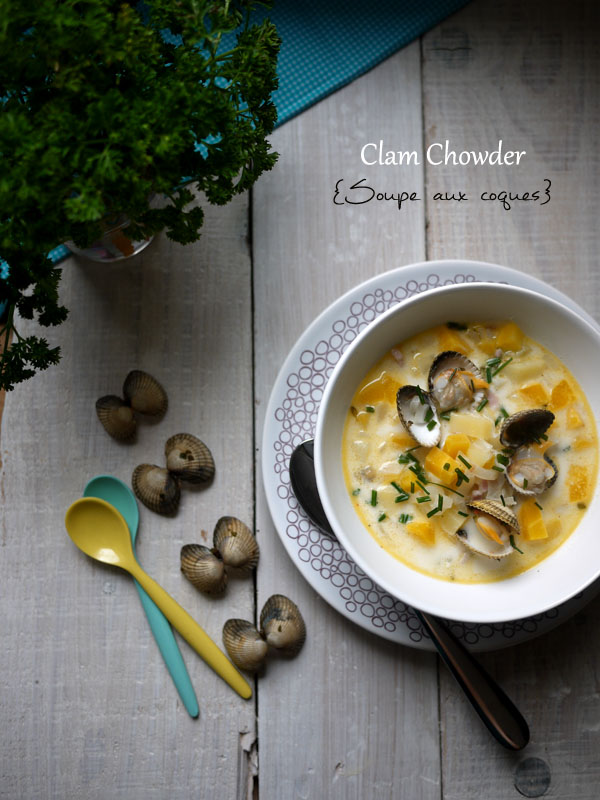 Clam chowder - soupe aux coques