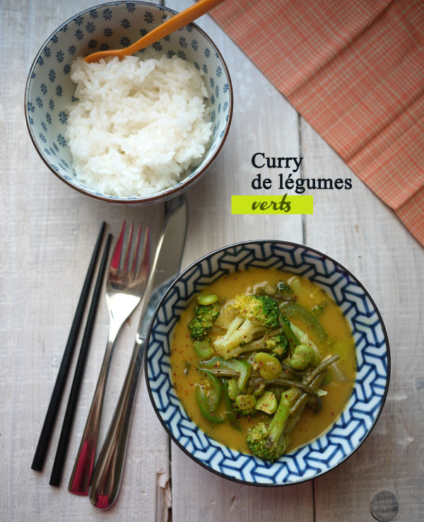 curry de légumes verts