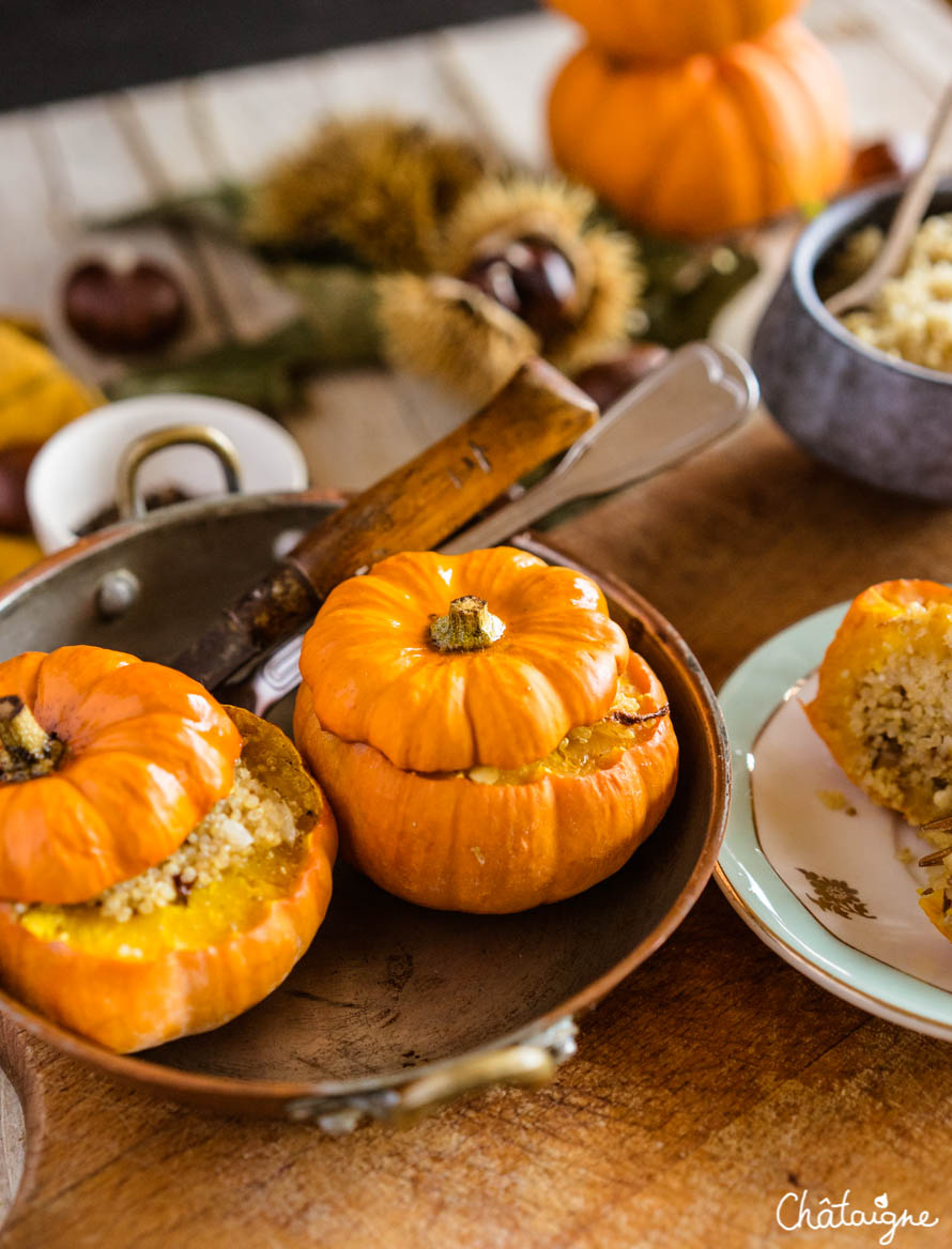 Petites courges [Jack-be-little] farcies