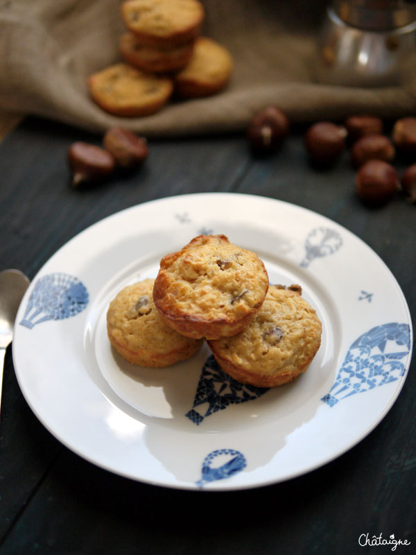 gâteaux moelleux pommes-châtaignes