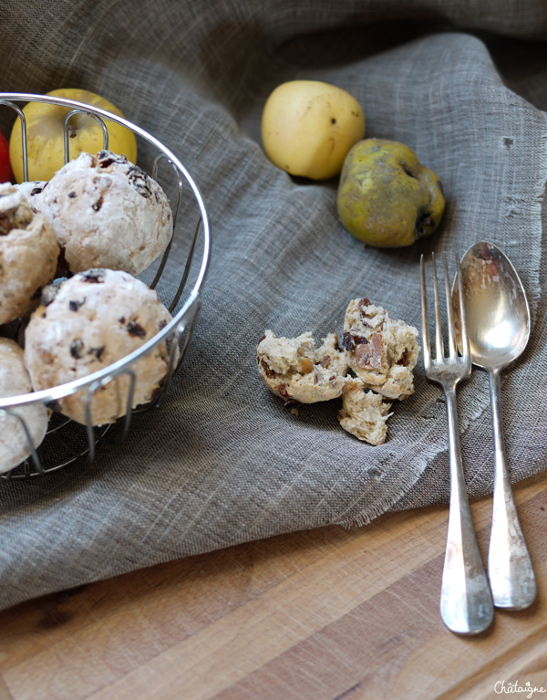 Petits pains aux fruits secs 