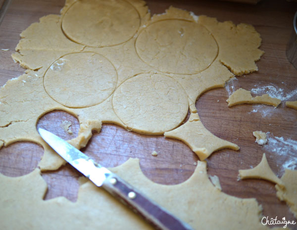 Sapin de Noël en biscuits