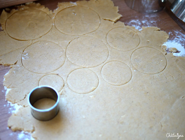 Sapin de Noël en biscuits