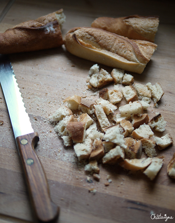 croûtons maison