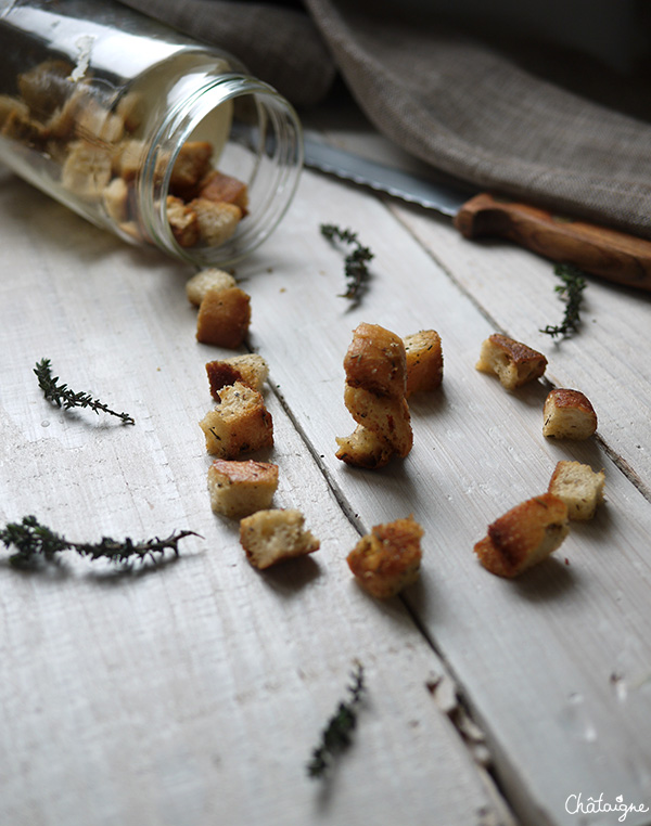 croûtons maison